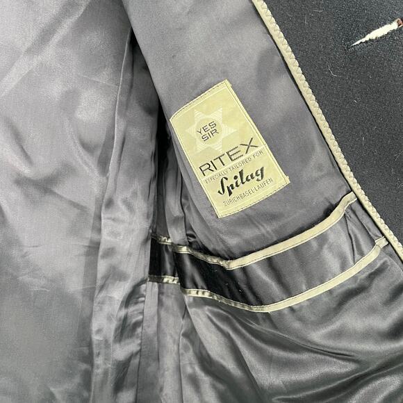 Reine Schurwolle Pure Wool Overcoat, Made in Germany, Size 46 - Picture 8 of 11